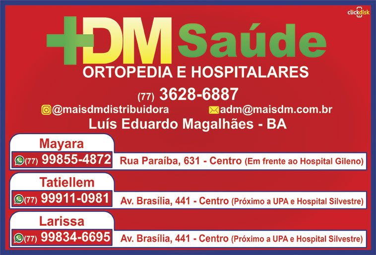 Banner + DM DISTRIBUIDORA HOSPITALAR E ORTOPÉDICA